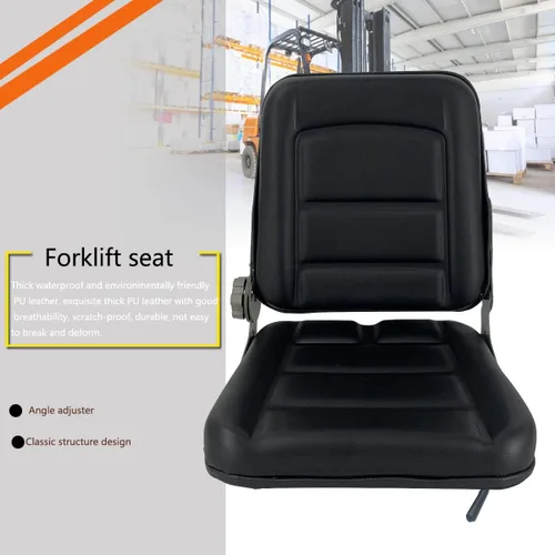 Vista 5 de Universal Tractor Seat SOFEDY Forklift Cortacésped PVC Se adapta a carretilla elevadora excavadora, tractor, Kubota, cargador de deslizamiento