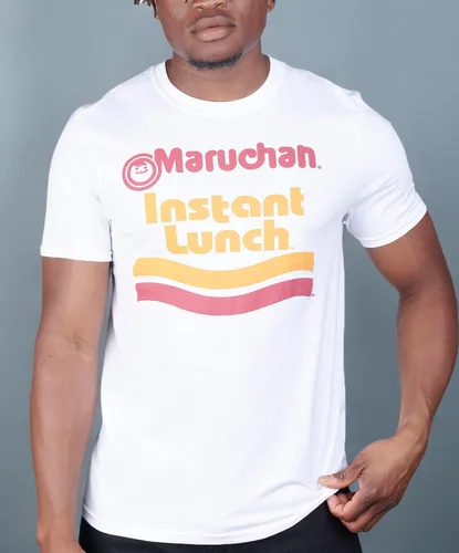 Vista 5 de Maruchan Camiseta estándar con logotipo de almuerzo instantáneo Ramen Noodle