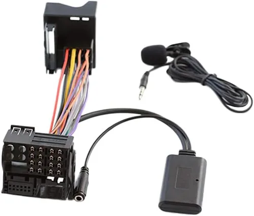 Vista 9 de Adaptador AUX de audio compatible con Bluetooth con micrófono, compatible con BMW Z4 (E85/E86), X3(E83), compatible con Mini Cooper (R50/JCW)