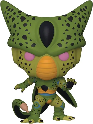 Vista 3 de POP Dragon Ball Z - Figura de vinilo Funko Cell (primera forma) (paquete con funda protectora de caja compatible)
