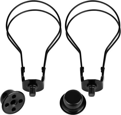 Vista 10 de WEAVERBIRD Lamp Shade Holder, Clip on Lampshade Adapter, Lamp Shade Light Bulb Clip Adapter, Spring Clip for Light Bulbs, Antique Brass