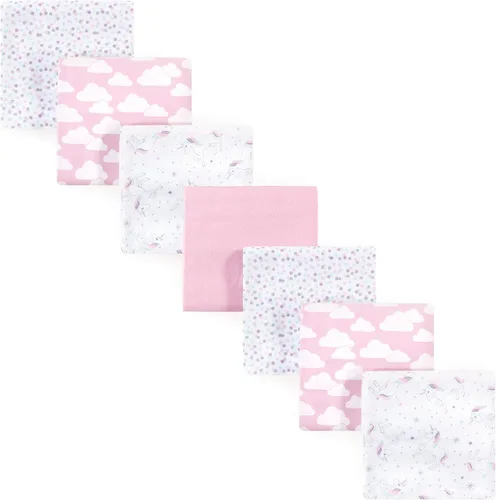 Vista 145 de Hudson Baby Unisex Baby Cotton Flannel Receiving Blankets Bundle, Neutral Woodland Pals, One Size (Pack of 2)