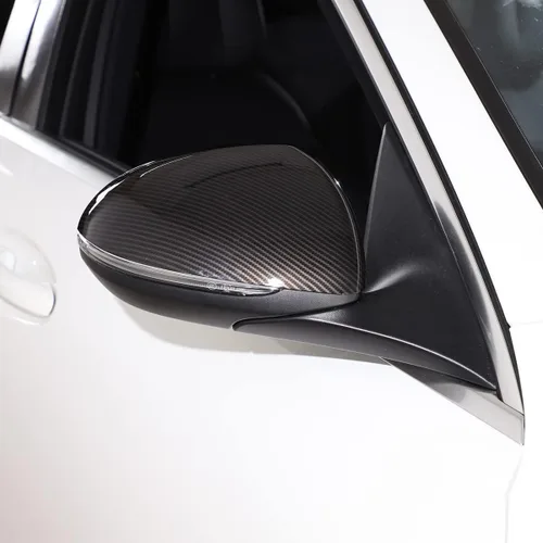 Vista 9 de TINKI - Cubierta para espejo retrovisor de puerta lateral izquierda y derecha compatible con Mercedes-Benz W206 Clase C 2022 2023, para Fibra