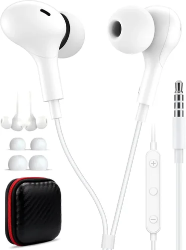 Vista 10 de Auriculares con cable de 0.1 in con micrófono para MacBook/Chormebook PC