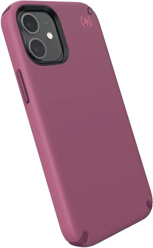Vista 9 de Speck Productos Presidio2 Armor Cloud oPhone 12 Mini Case, transparente/Negro/Blanco caliente/Negro/Negro
