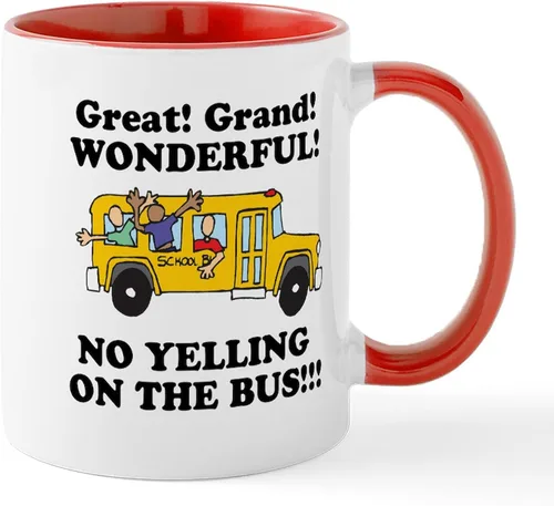 Vista 23 de CafePress Bus Driver Gift Idea Tazas Taza de café de cerámica de 11 oz (11.0 fl oz)