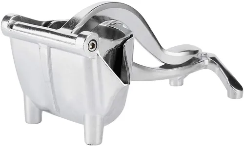 Vista 2 de Pilipane Exprimidor de limón de acero inoxidable real, exprimidor de cítricos, portátil y resistente, prensa manual de frutas para salud, exprimidor
