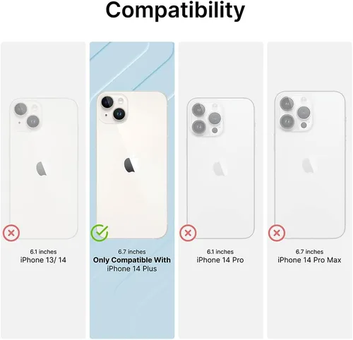 Vista 2 de Catalyst Influence - Funda para iPhone 14 Plus, compatible con MagSafe, a prueba de caídas, resistente a las huellas dactilares, audio 30% más