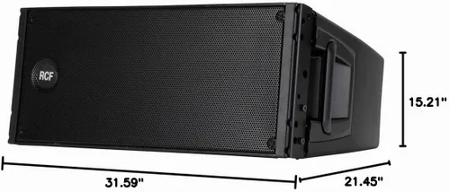Vista 7 de RCF Módulo de matriz de línea activa dual de 10 pulgadas HDL 20-A de 1,400 vatios