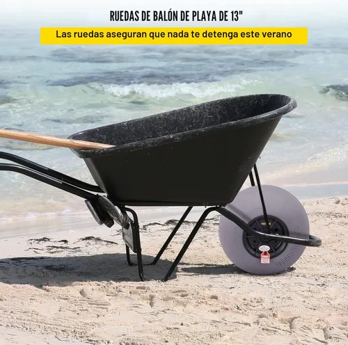 Vista 2 de VEVOR Beach Balloon Wheels