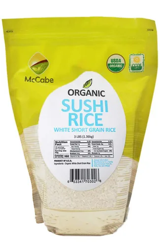Vista 20 de McCabe Arroz integral orgánico, 3 libras (48 onzas), orgánico certificado por USDA, producto de Estados Unidos, CCOF