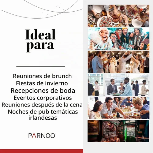 Vista 4 de PARNOO Tazas de café irlandesas, 8 onzas con mango y base de tallo con pies, vasos transparentes para té, café y chocolate caliente, juego de 4