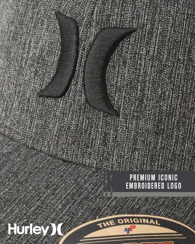 Vista 55 de Hurley Gorras para hombre - One & Only Flexfit Textures Cap - Sombreros ajustados para hombre, S-XL