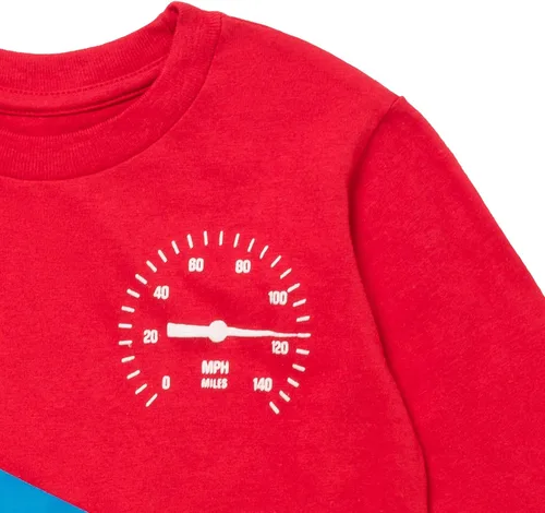 Vista 6 de Disney Toy Story Cars - Paquete de 2 camisetas de manga larga con diseño de Mickey Mouse, tamaño infantil a niño grande (12 meses - 18-20)