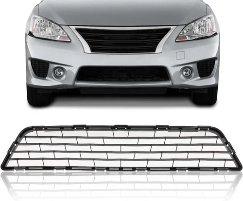 Vista 14 de PIT66 Parachoques delantero inferior Billet Grill Combo Inserto compatible con Nissan Maxima 2009-2014 Negro N87774H