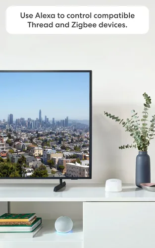 Vista 7 de Router wifi de malla Amazon eero 6+ con 1 mes gratis de eero Plus (se renueva automáticamente). Cobertura de hasta 1500 pies², conecta más de 75