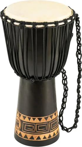 Vista 18 de Meinl Percussion Tambor Djembe 8" x 15.75" - NO HECHO EN CHINA Artefacto