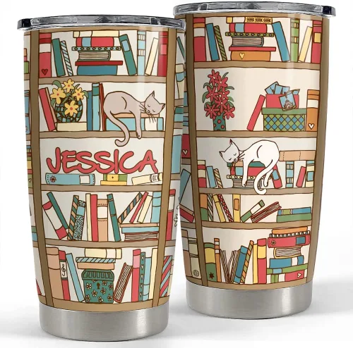 Vista 6 de SANDJEST Taza personalizada para mejor amiga Definición de mejor amiga Tazas de 20oz 30oz con tapa, regalo para mujeres, niñas, mejores amigas