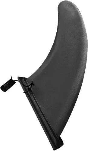 Vista 8 de BESPORTBLE 1 unid aleta inflable desmontable para tabla de surf ligero negro Sup Slide grande pescado aleta agua para paddleboarding