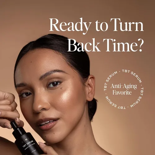 Vista 5 de DIME Beauty TBT Serum - Suero facial antienvejecimiento con bakuchiol, niacinamida y ácido mandélico, alternativa al retinol para líneas finas