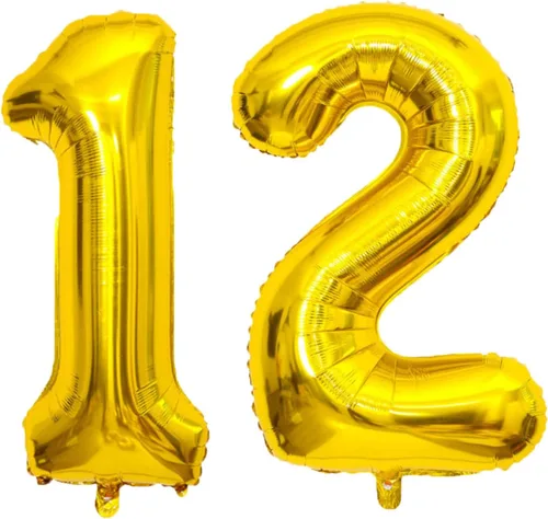 Vista 15 de Globo dorado grande de 40 pulgadas con letras del alfabeto de Mylar de aluminio de helio, globos de número grande para cumpleaños, aniversario