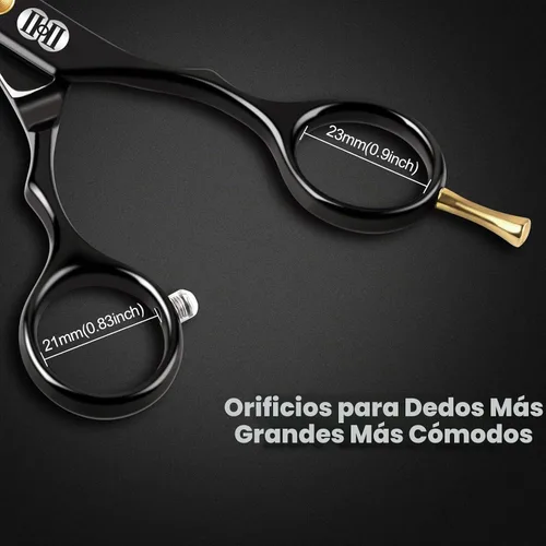 Vista 4 de CIICII Tijeras de corte de pelo, kit de tijeras de corte de pelo