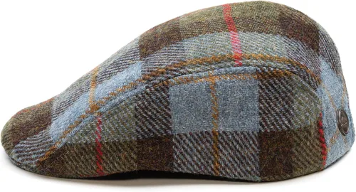 Vista 9 de Sterkowski Norte Harris Tweed Gorra plana para hombre y mujer Gorra tradicional cálida con orejeras plegables Azul Check