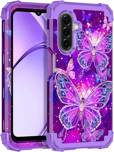 Vista 67 de Rancase para Galaxy S25, Funda de tres capas, protección resistente a los golpes, paraguas de plástico duro + funda protectora de goma de silicona