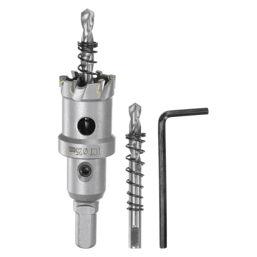 Vista 39 de HARFINGTON Cortador de carburo de sierra de agujero de metal de 0.472 in / 0.47 pulgadas de diámetro para acero inoxidable, metal, aleación