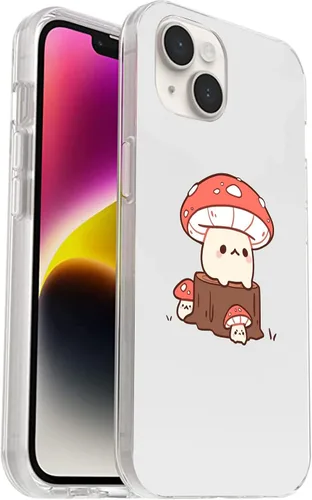 Vista 8 de Compatible con iPhone 11 - Adorable hongo mecedora en su Noggin a prueba de golpes elegante funda de TPU de protección
