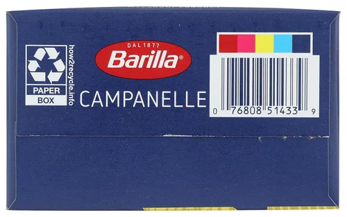 Vista 8 de Barilla Campanelle Pasta, caja de 16 onzas, pasta sin OMG hecha con sémola de trigo duro, pasta certificada Kosher