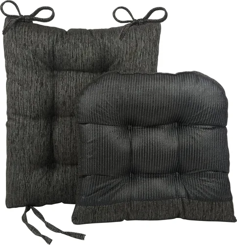 Vista 11 de Klear Vu The Gripper - Juego de cojines antideslizantes para silla mecedora con acolchado grueso, incluye almohadilla de asiento y almohada