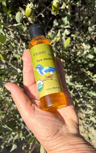 Vista 2 de Aceite de jojoba orgánico certificado por USDA – Acondicionador natural 100% puro, prensado en frío, para rostro, cabello, piel, uñas, tatuajes