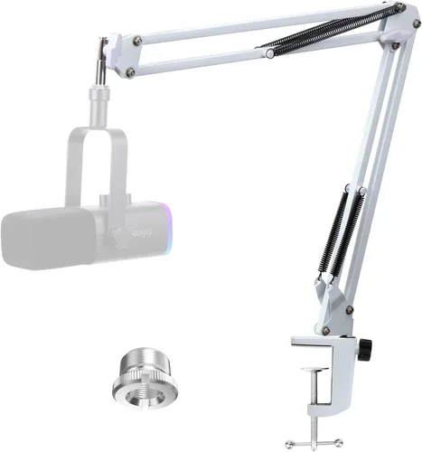 Vista 11 de YOUSHARES Filtro Pop K669B, Pantalla Antiviento de Micrófono de Espuma Compatible con Micrófono USB Fifine (K669B K669 K669L K669G K669PRO2 K669S)