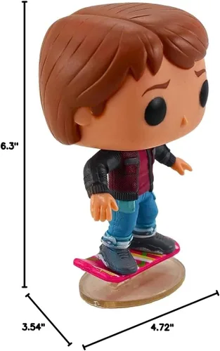 Vista 8 de Funko POP Movies Volver al futuro 2 Figura de vinilo exclusiva de Marty McFly en Hoverboard