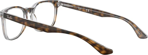 Vista 5 de Ray-Ban RX5369f - Marco de lentes recetados cuadrados de ajuste de puente bajo
