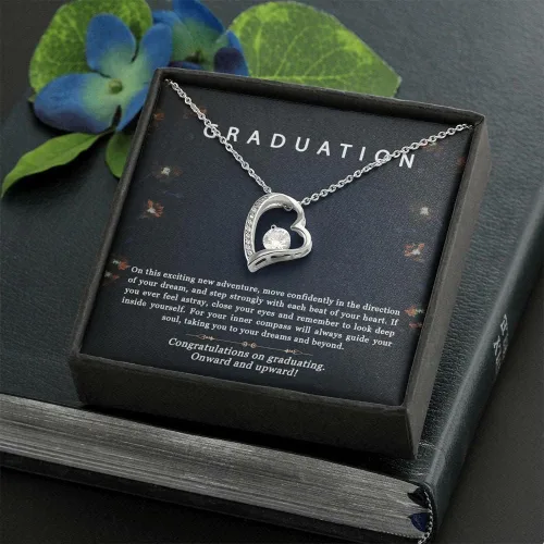 Vista 5 de ZephariO Collar de graduación para ella 2023 - Collar de graduación 2019 para mujer, Cadenas de Plata 925 para mujer, regalos para graduación 2023
