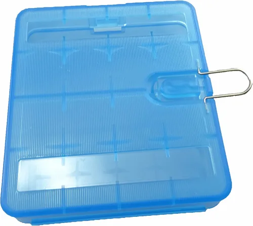 Vista 3 de Honbay Estuche de almacenamiento de batería/caja/organizador/soporte para 4 baterías 18650 o 8 baterías CR123A, paquete de 6 (multicolor)