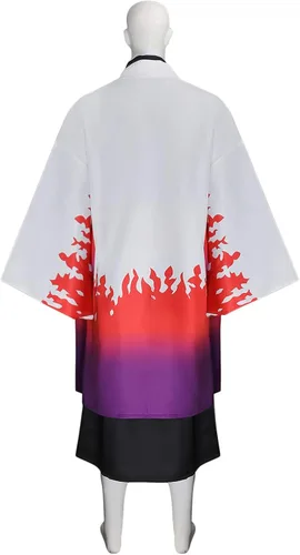 Vista 3 de Disfraz de anime para cosplay Ubuyashiki Kagaya kimono conjunto completo