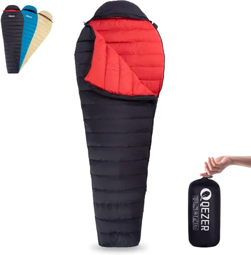 Vista 9 de Ultralight Down Sleeping Bag for Adults, 600 Fill Power Backpacking