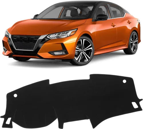 Vista 42 de KUST Funda negra para salpicadero compatible con Tesla Modelo Y Modelo 3 2017-2023, accesorios para el modelo Y Modelo 3, tapete antideslizante