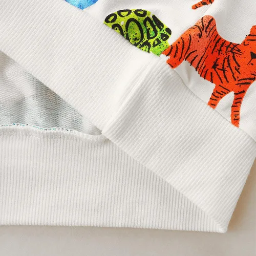 Vista 13 de Bumeex Sudaderas con cuello redondo para niños de 2 a 7 años
