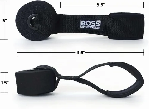 Vista 3 de Anclaje de puerta extra grande y resistente - Ideal para bandas de resistencia, bandas de terapia física y bandas de bucle cerrado