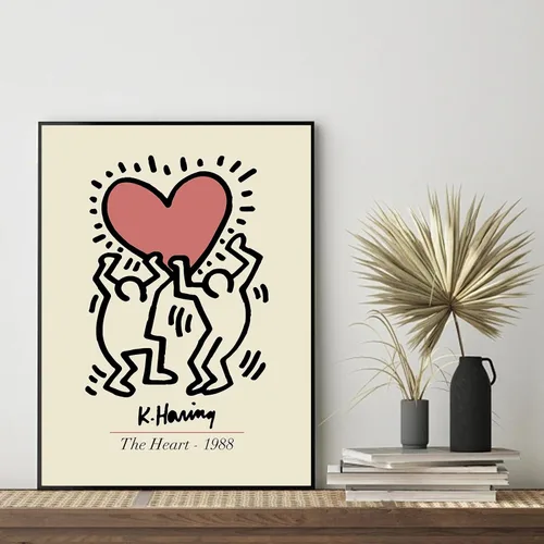 Vista 3 de Atrippy Pósteres minimalistas grandes, tapiz artístico para dormitorio, tapiz estético de pared de dibujos animados, bohemio y divertido póster