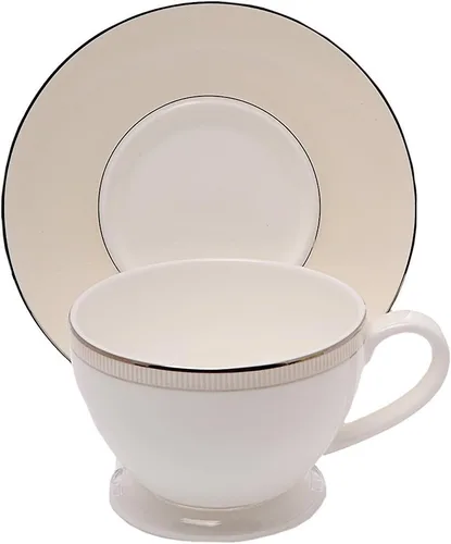 Vista 3 de Expositor de taza y platillo individual (artículo #405C) - Paquete de 6
