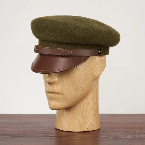 Vista 5 de Sterkowski Maciejowka - Gorra modelo 1 Gorra bretón 100% lana Gorra tradicional militar polaca para hombre