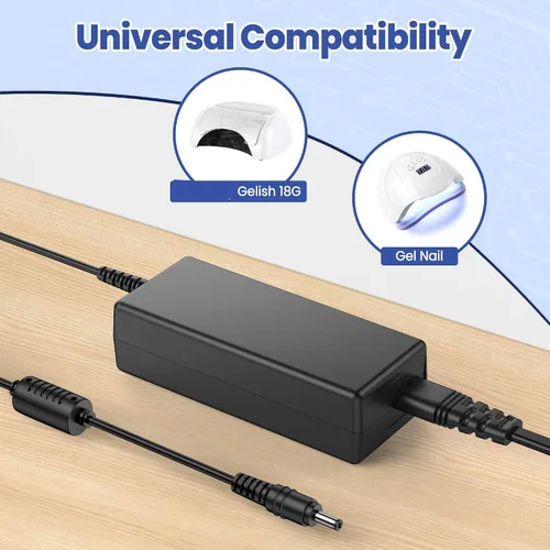 Vista 6 de Adaptador de 12V AC/DC para fuente de alimentación del cargador de luz de la lámpara LED 18G