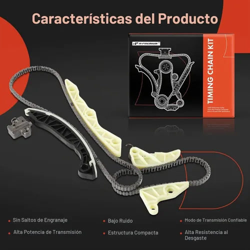 Vista 6 de A-Premium Kit de cadena de distribución del motor 7PCS W/tensor y guía L4 2.0L