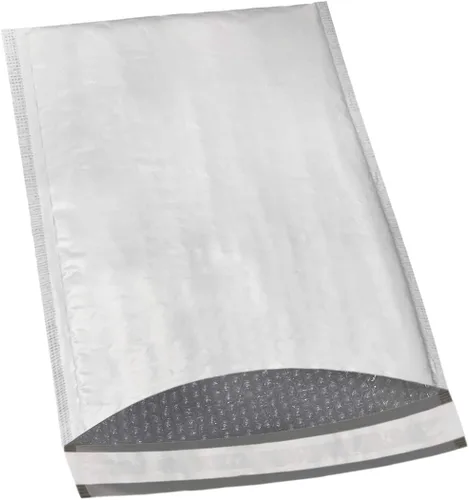 Vista 6 de PackageZoom 50 sobres acolchados de burbujas de polietileno de 4 x 8 pulgadas, sobres de envío #000, 2.5 mil