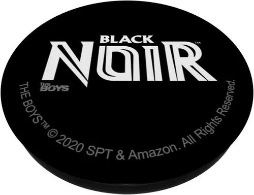 Vista 2 de The Boys Black Noir Logo PopSockets Grip y soporte para teléfonos y tabletas